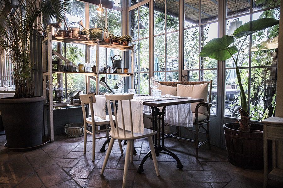 al fresco luogo di incontro con cucina